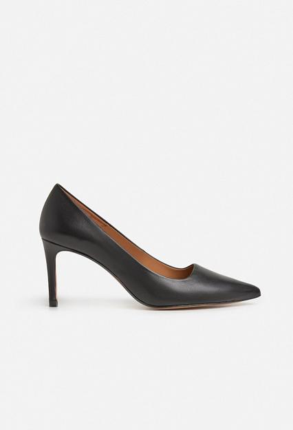 Flattered Charlie Leather Black